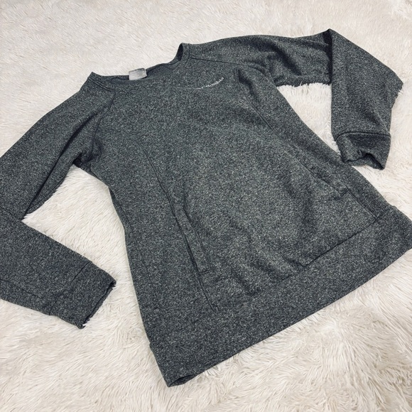 COLUMBIA marled gray woman’s pullover long sleeve w/pockets Size XS - Picture 10 of 10